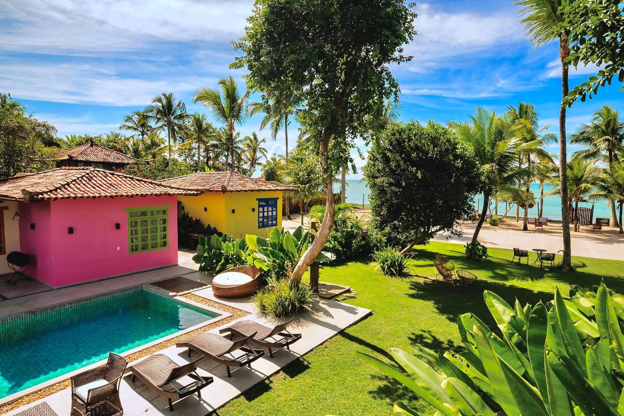 Villa com 8 suites na Beira do mar - Arraial DAjuda Porto Seguro Exterior foto